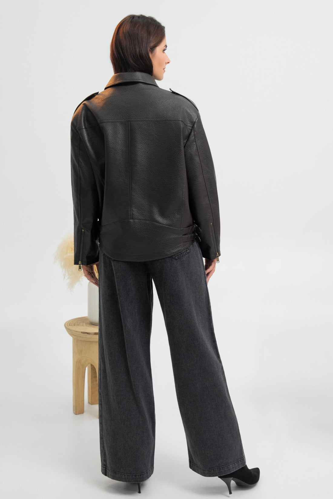 VESTE SIMILICUIR LARISSA