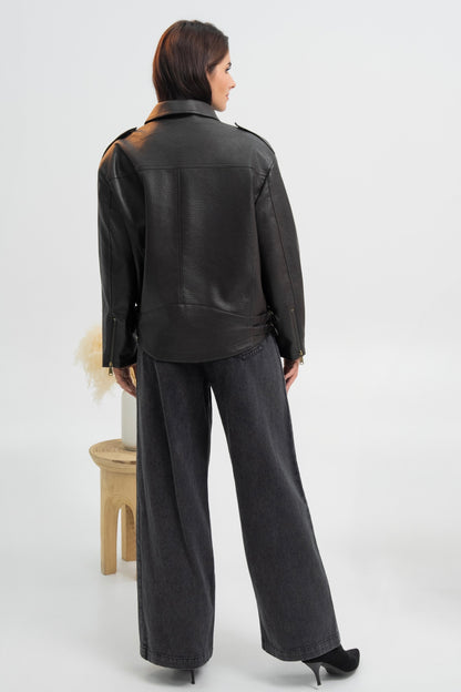 VESTE SIMILICUIR LARISSA