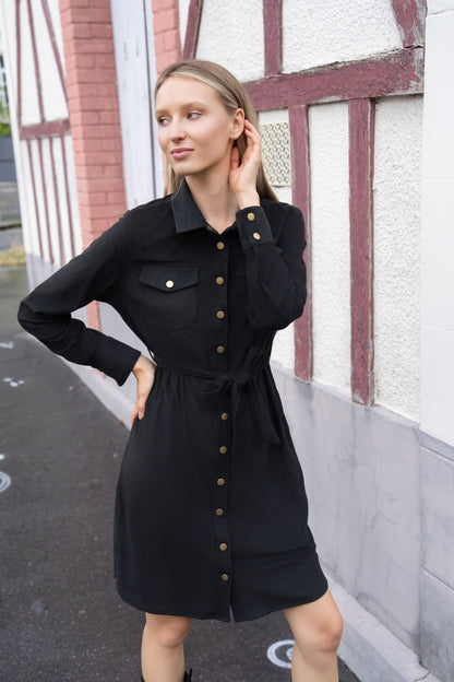 ROBE SUÉDINE DANA