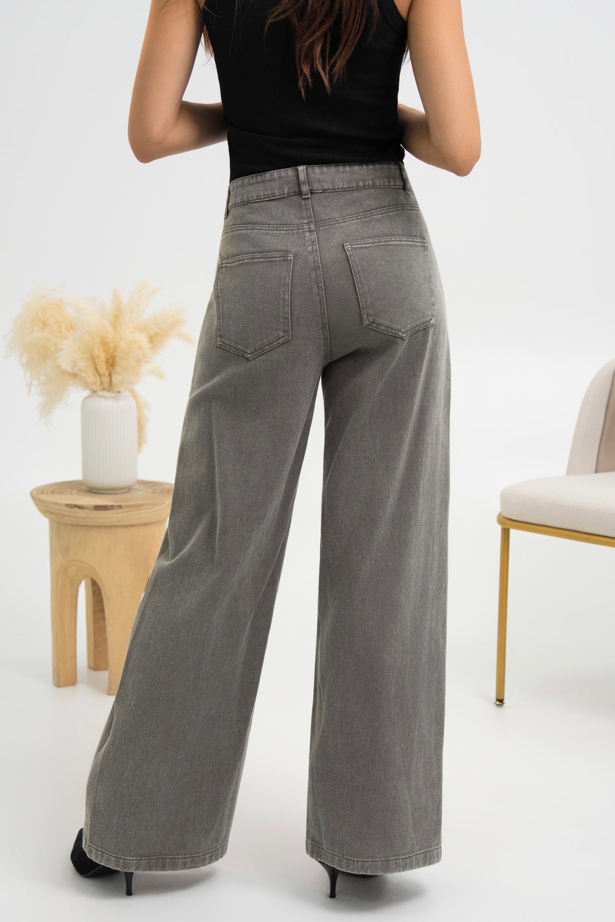 PANTALON LARGE DENIM SERENA