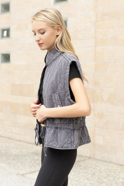 GILET MATELASSÉ JADE