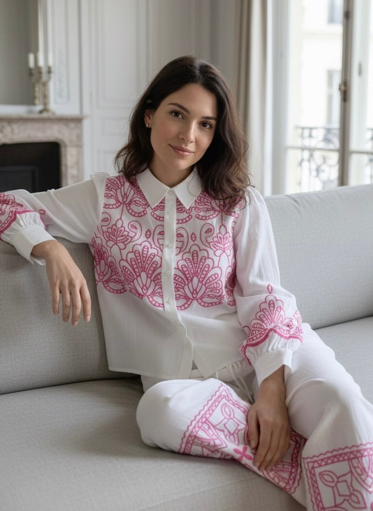 CHEMISE BRODÉE ANGÈLE
