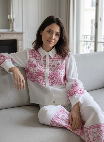 CHEMISE BRODÉE ANGÈLE