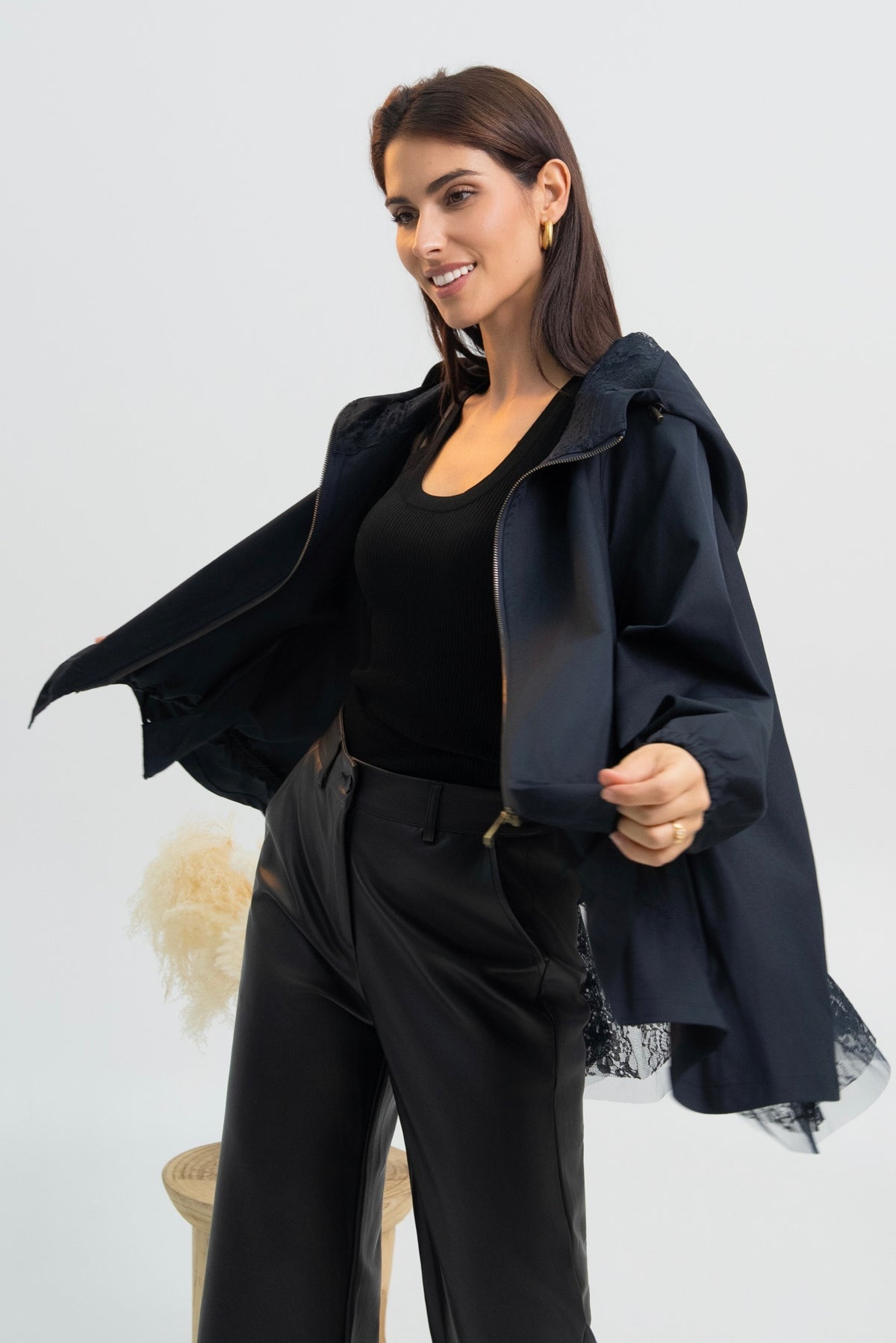 VESTE CAPUCHE AMBRE