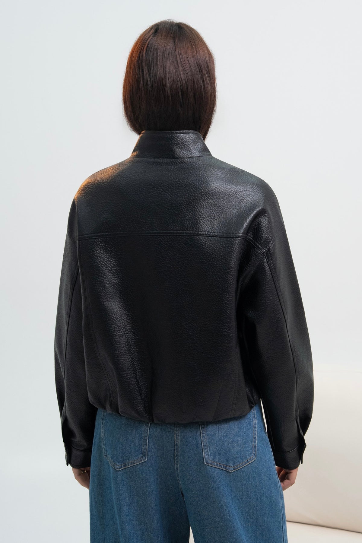VESTE SIMILICUIR LÉONIE