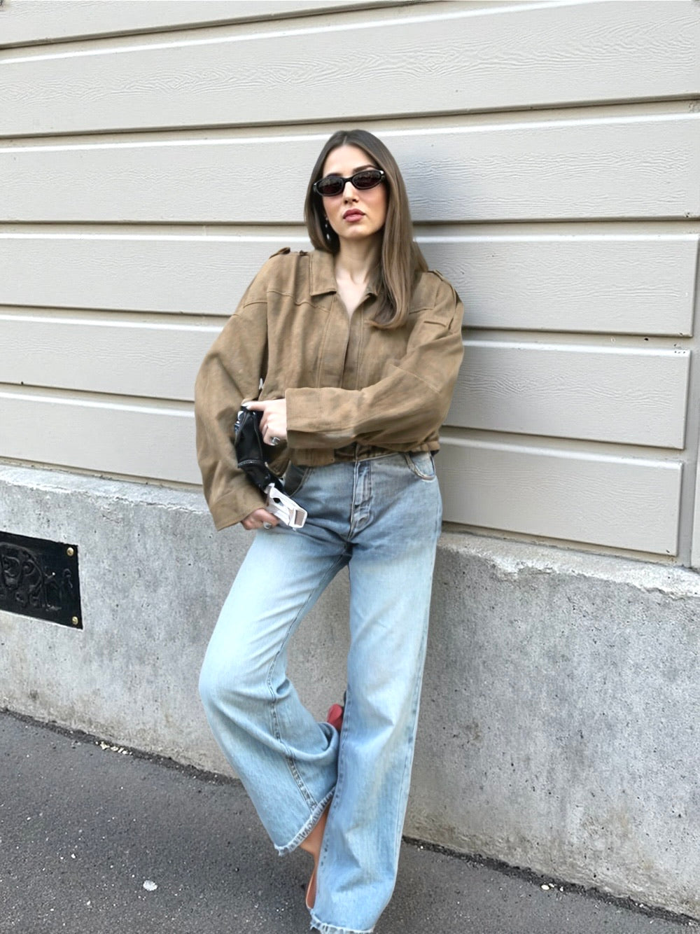 VESTE SUÉDINE VALENTINE