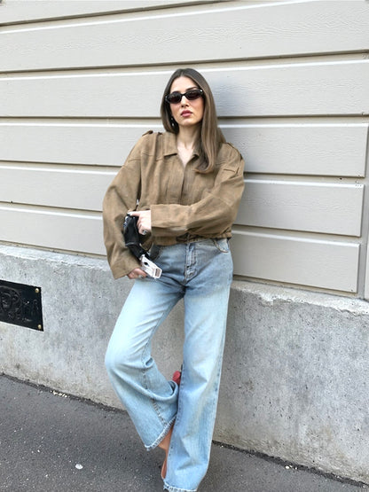 VESTE SUÉDINE VALENTINE