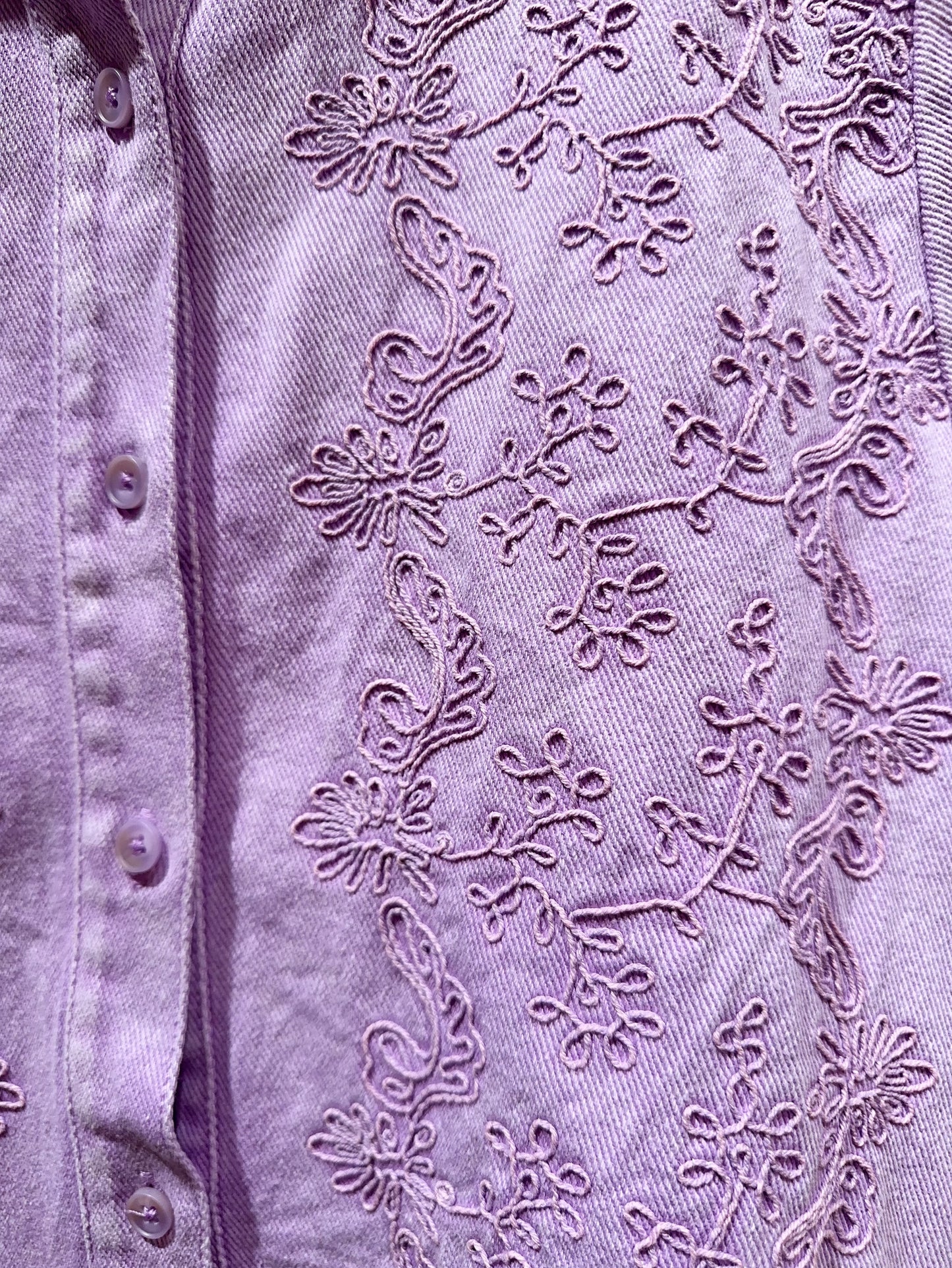 VESTE DENIM BRODÉE THOMASSINE