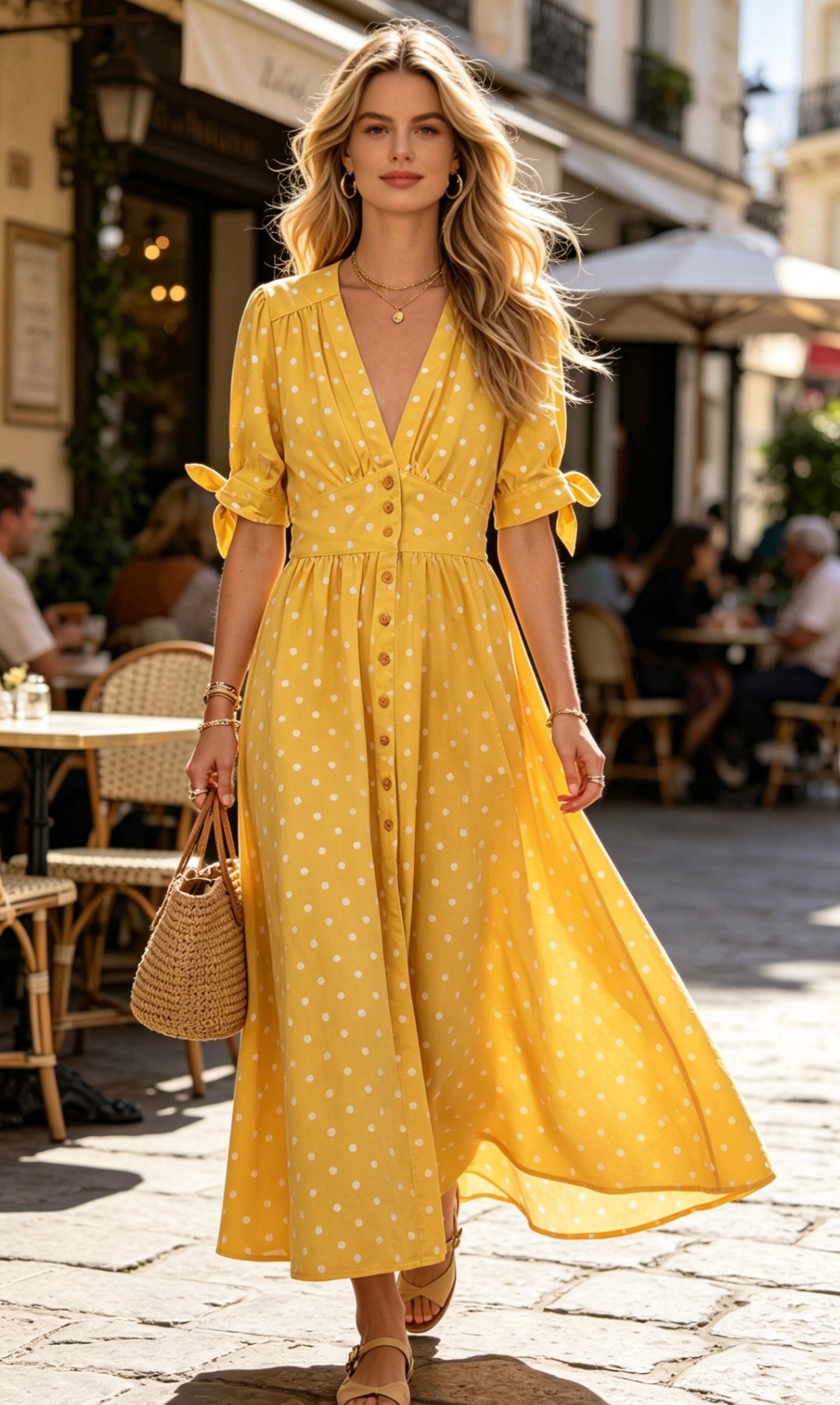 ROBE COTON PETITS POIS FRANGINE