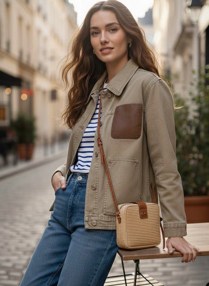 VESTE SAHARIENNE COTON LAZARE