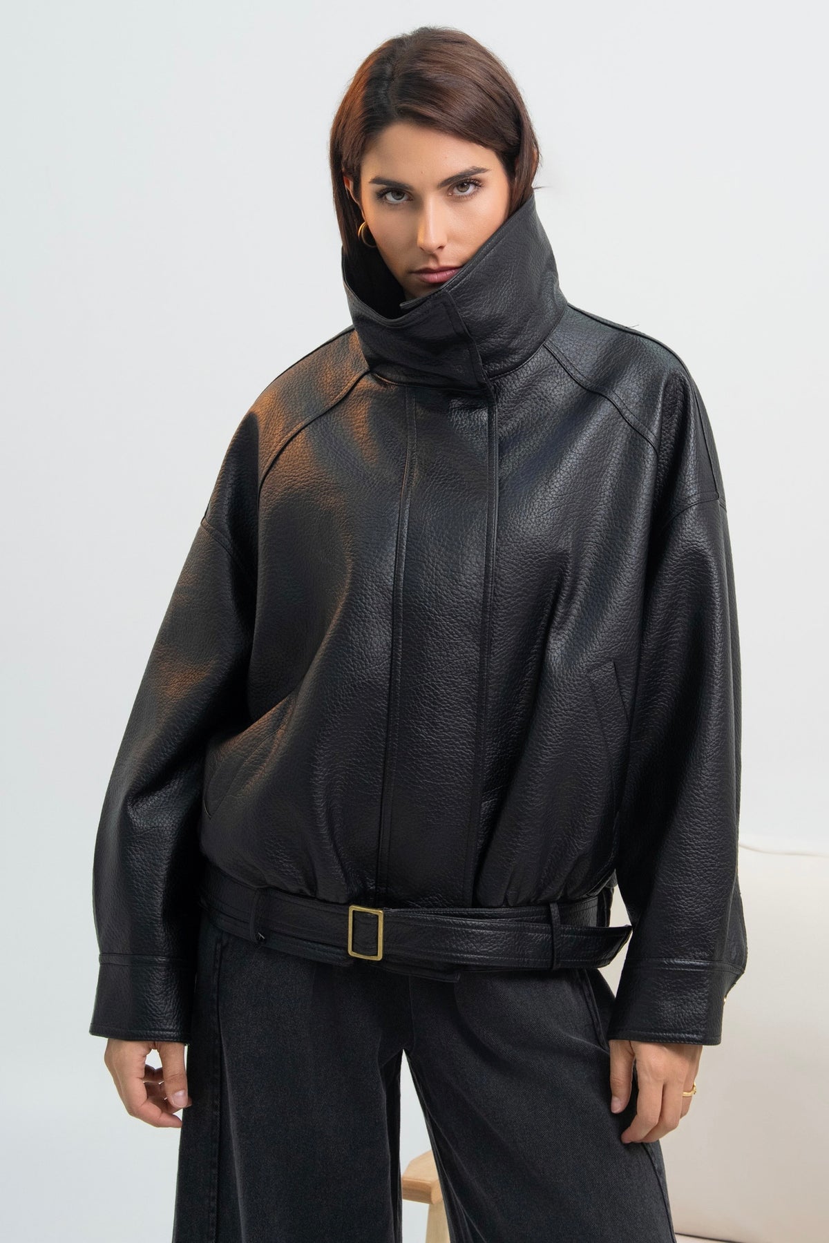VESTE SIMILICUIR NATACHA