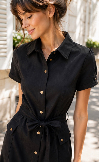 ROBE SUÉDINE ALIX