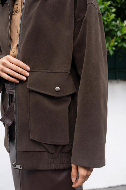 BLOUSON SUÉDINE LISON