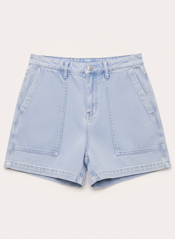 SHORT JEAN COLORÉ AURÉLIA