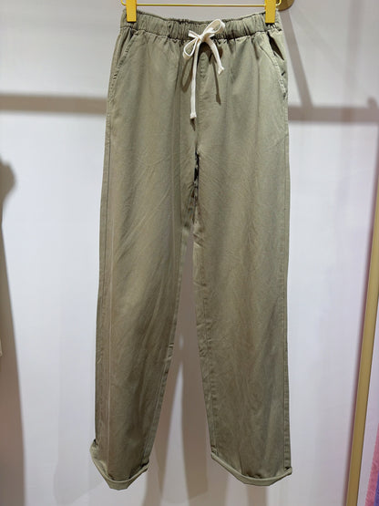PANTALON EN COTON OVERSIZE LILI