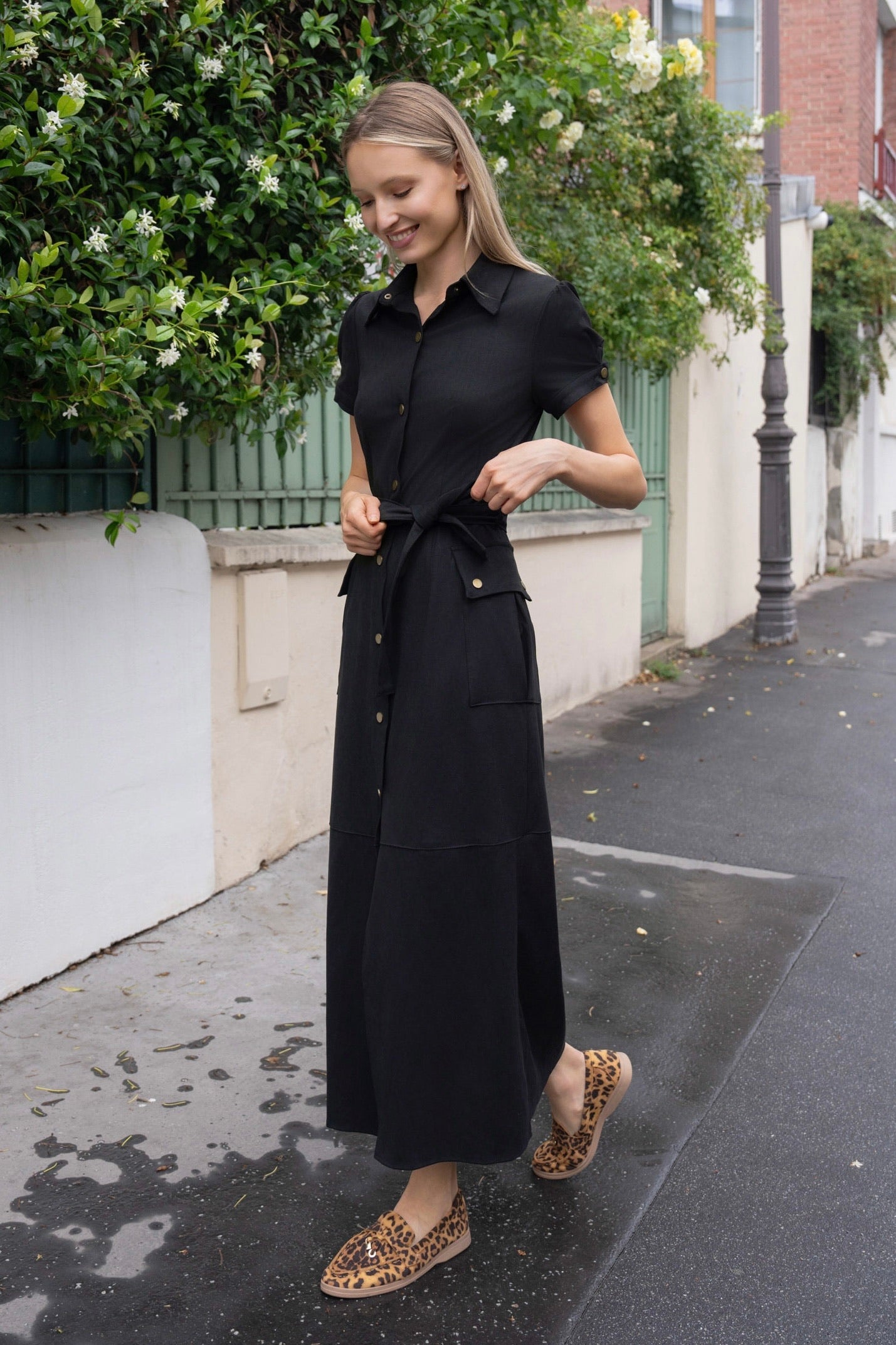 ROBE SUÉDINE ALIX