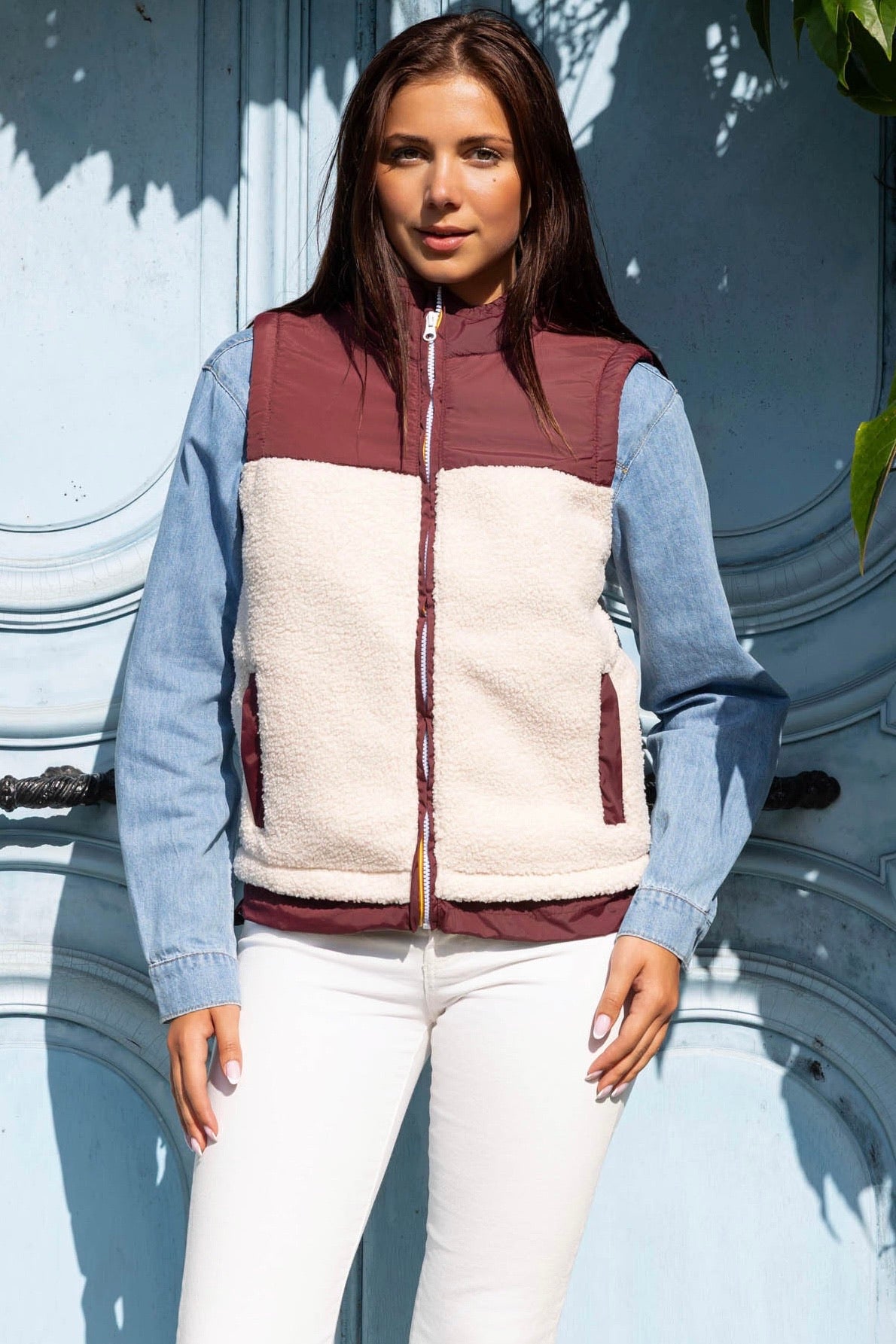 GILET BI-MATIERE SILOÉ