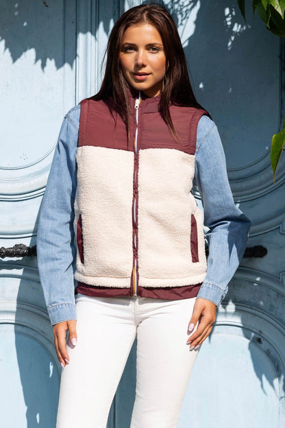 GILET BI-MATIERE SILOÉ