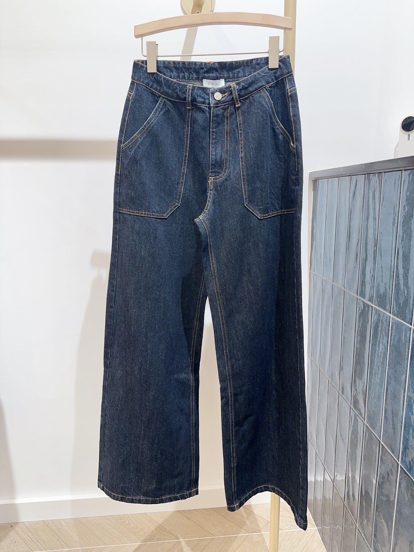 PANTALON LARGE DENIM SERENA