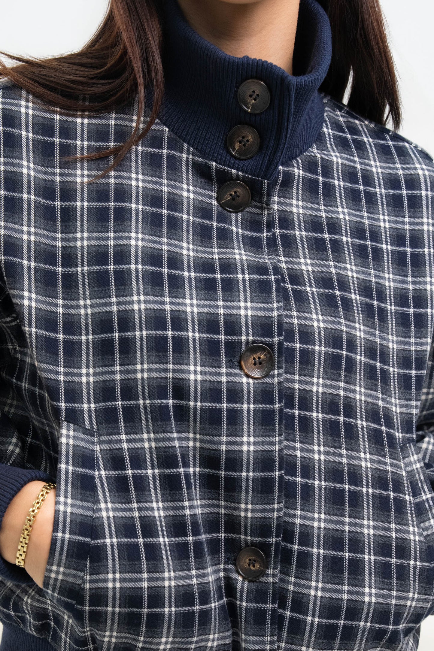 BLOUSON A CARREAUX NOÉLIE