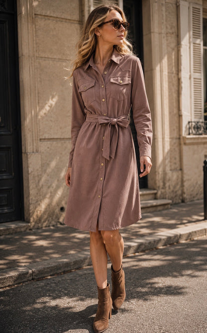ROBE SUÉDINE DANA