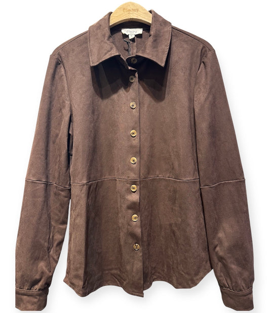 CHEMISE SUÉDINE THALYA