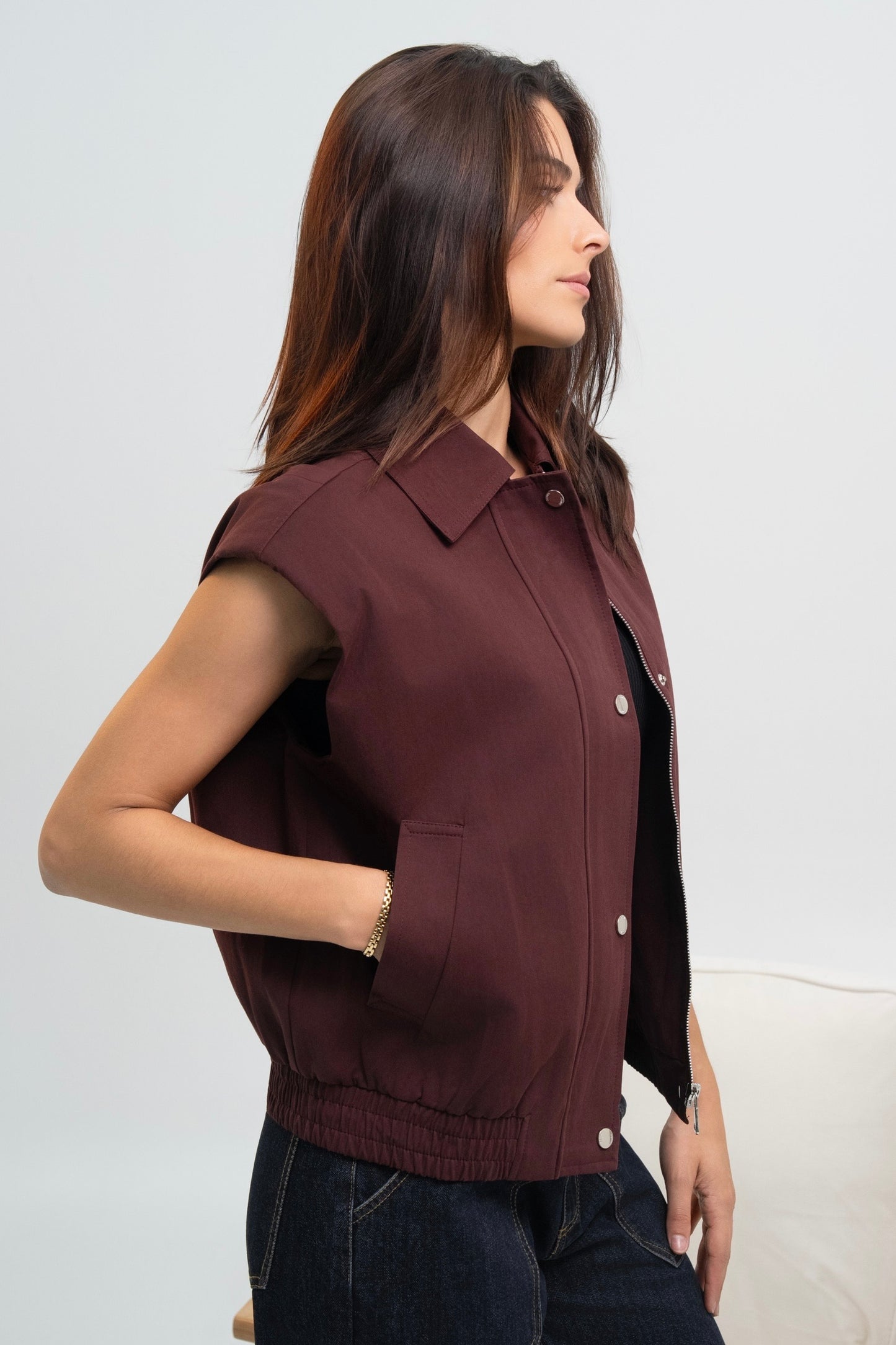 VESTE SANS MANCHES ZOYA