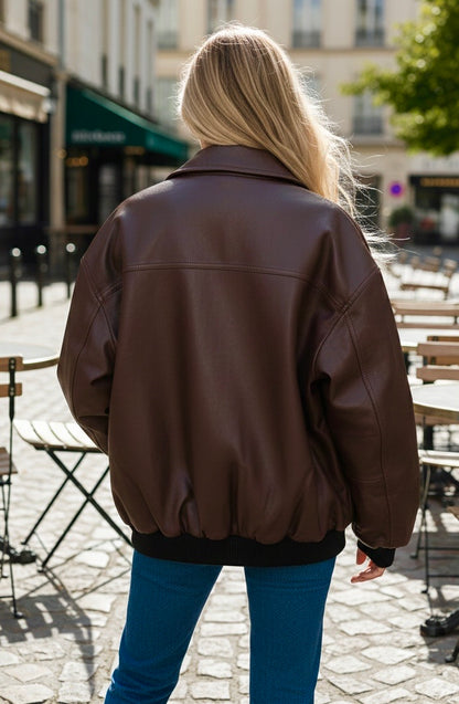 BLOUSON SIMILICUIR THAÏS