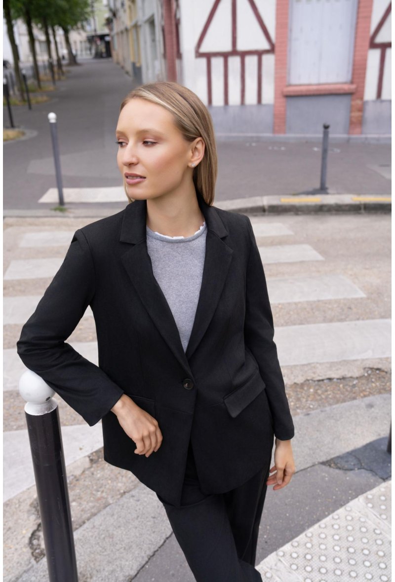 VESTE BLAZER SUEDINE SASCHA